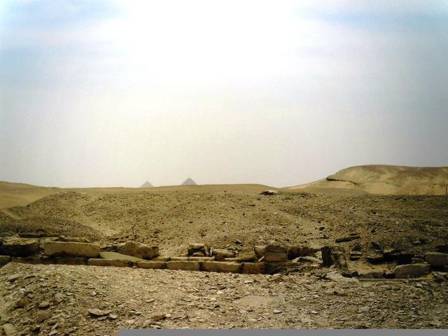 07 Gizeh gezien vanaf Abusir
