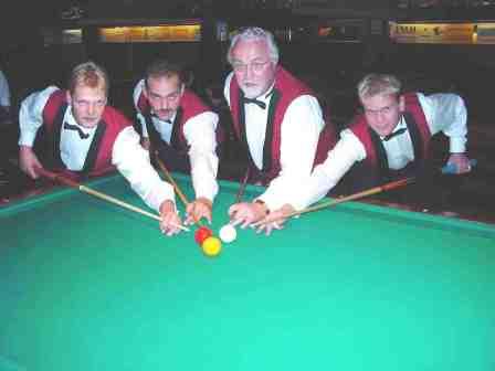 2001 BC Stokkers 1 eerste divisie met vlnr Eddie, Raymond, Hennie en Markus