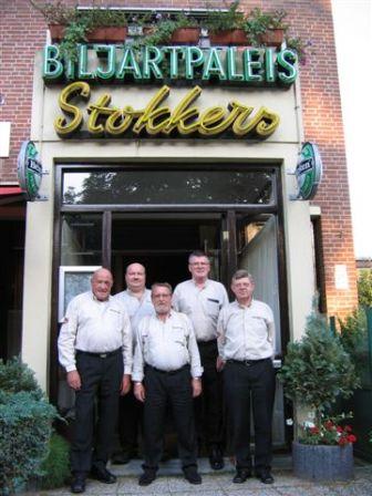 2008 BC Stokkers 10 met vlnr Anton, Henry Willem, Willem en Jan