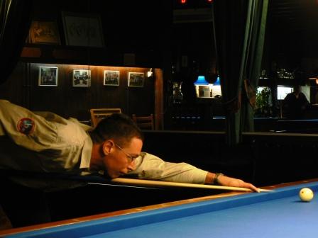 Mark Oude Alink in actie