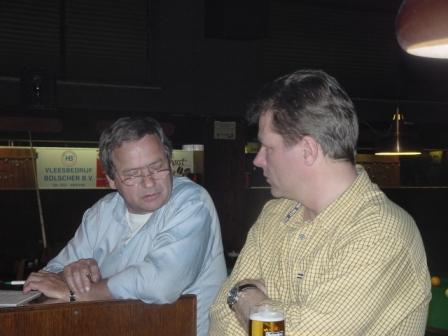Herman Hofstede met Jan Willen Valk
