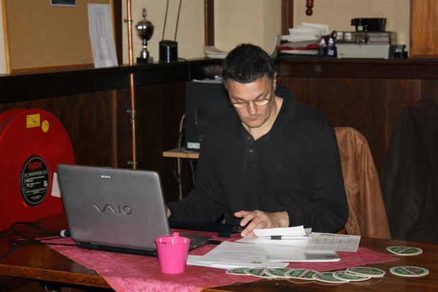Andre druk met de stand
