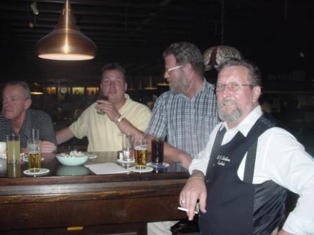 35 Met vlnr Nico, Dikkie, Henk en Willem