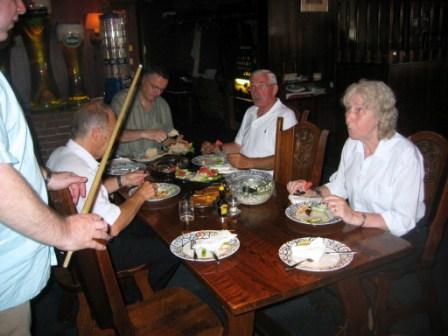 Het eten was weer prima verzorgd