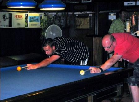 John en Jeroen aan de trekstoot