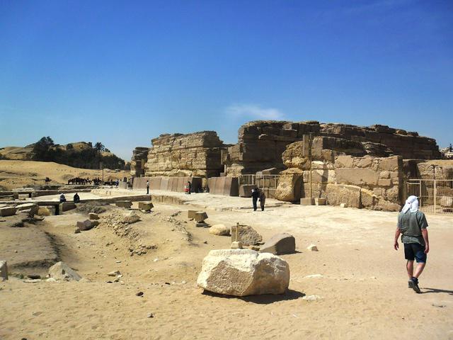 8 Daltempel Chefren voor de Sphinx