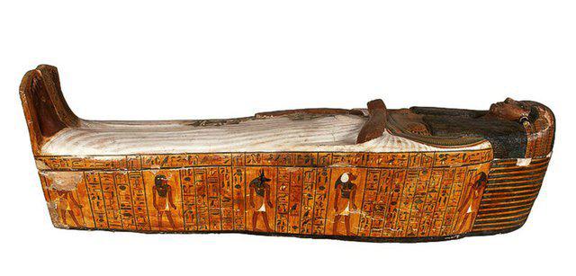 Satrcofaag van Isis schoondochter van Sennedjem Deir-el-Medina Cairo Museum