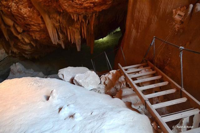 De trap bij de ingang