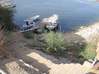 001 Kalabsha met de boot er na toe