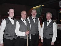 2001 Team Willemsen Dienstverlening met vlnr Stefan, Theo, Bertus en Hans