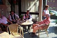 Lekker op het terras