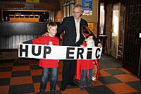 Supporters van Eric de nummer drie