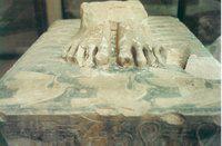 11.Djoser met de 9 regenboog volkeren Museum Cairo