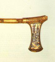 134. Ceremoniele bijl van Ahmose