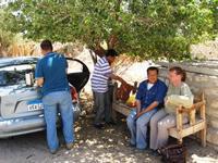 Picknicken in Tell el Amarna.